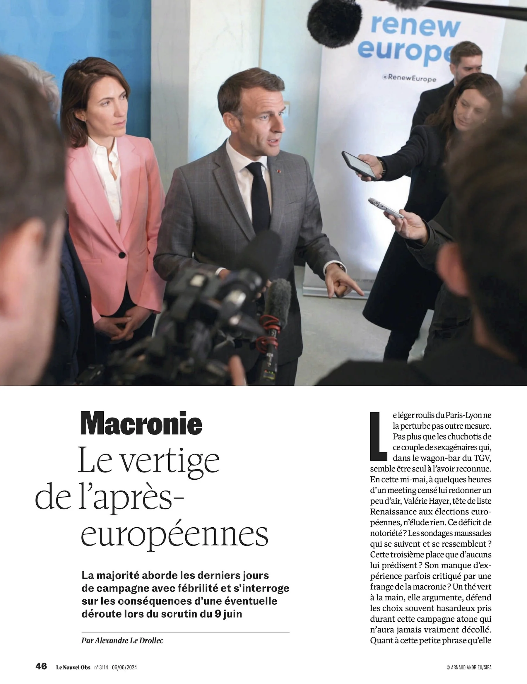 Le Nouvel Obs, April 6, 2024