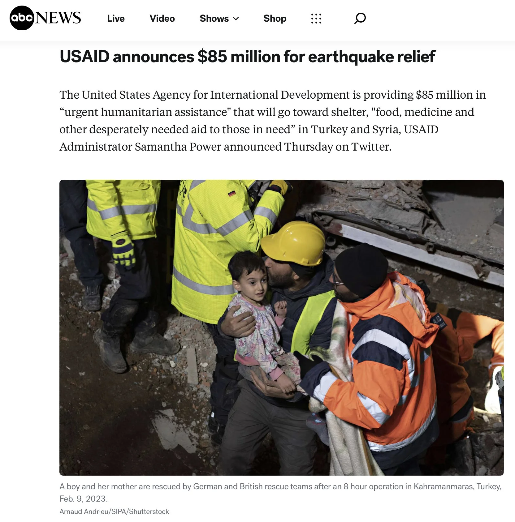 ABC NEWS, February 9, 2023