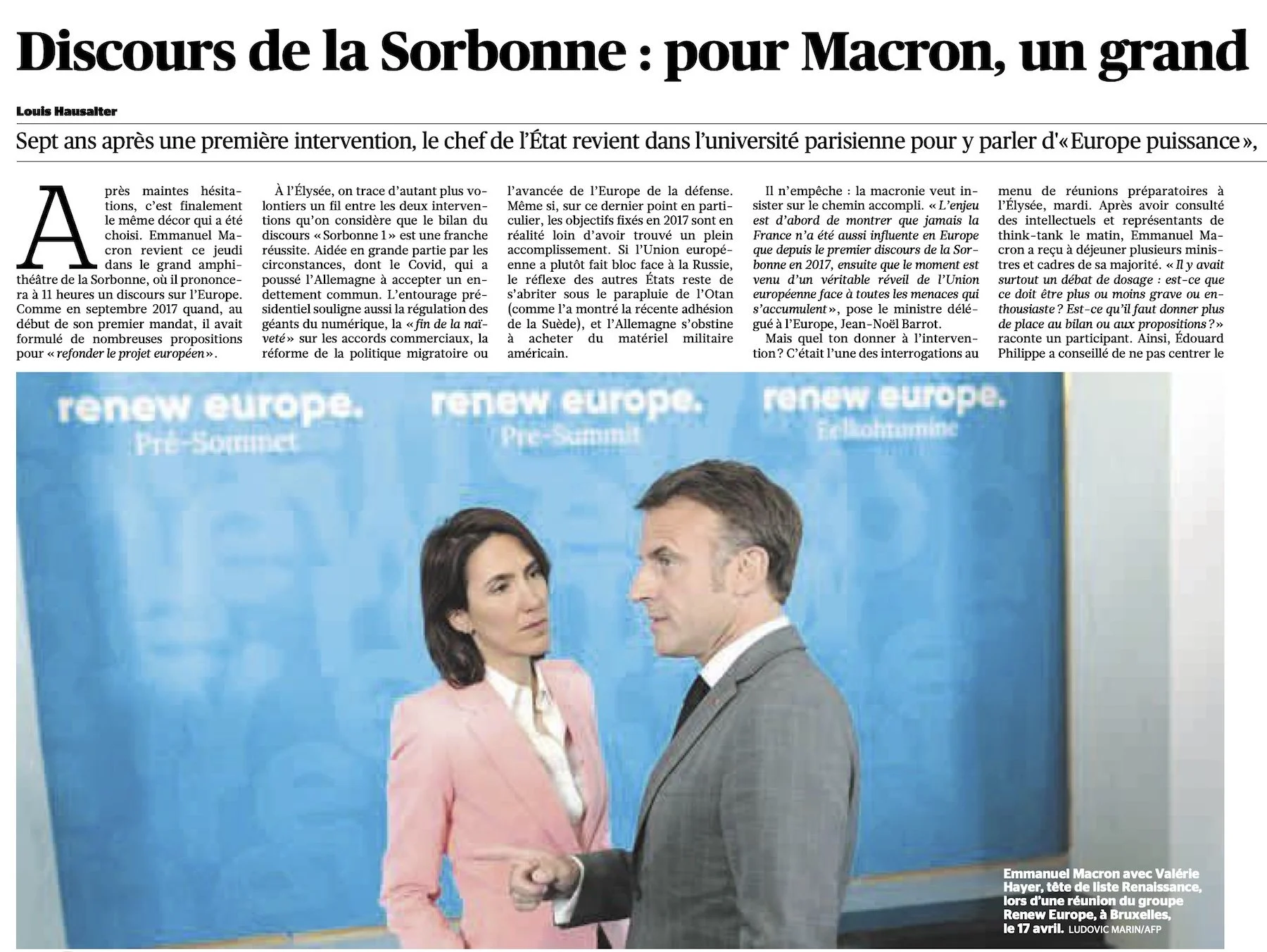 Le Figaro, April 25, 2024
