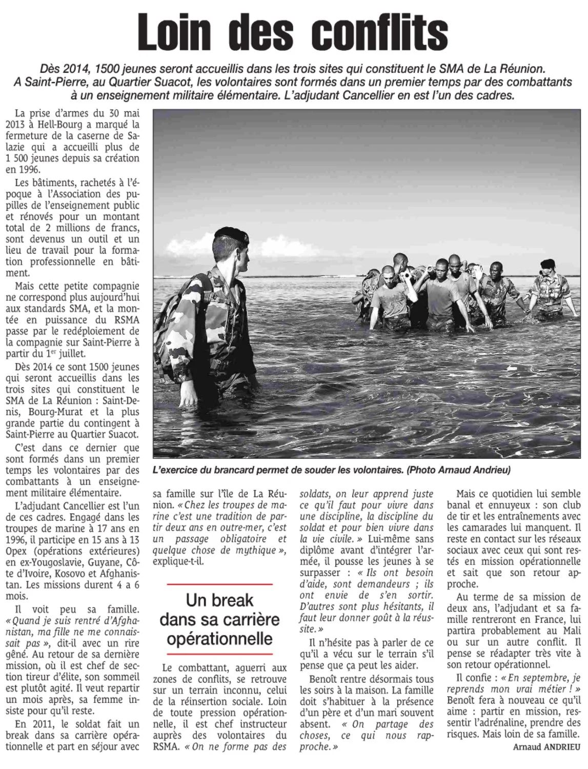 Le Quotidien de la Réunion, June 23, 2013
