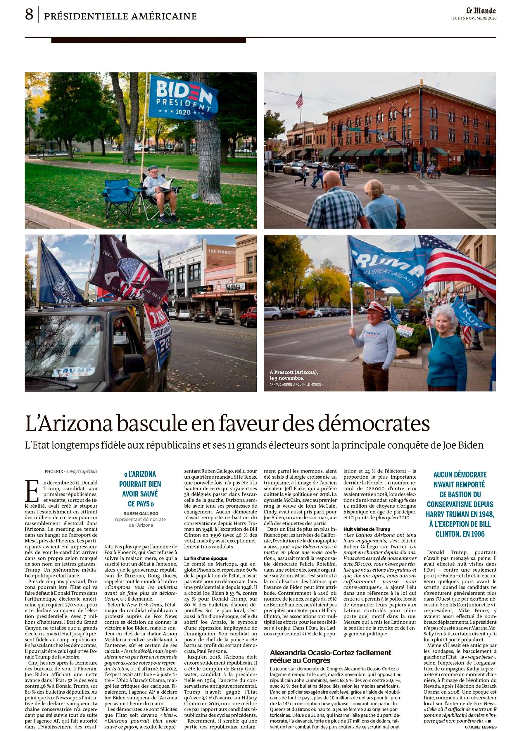 Le Monde, November 5, 2020