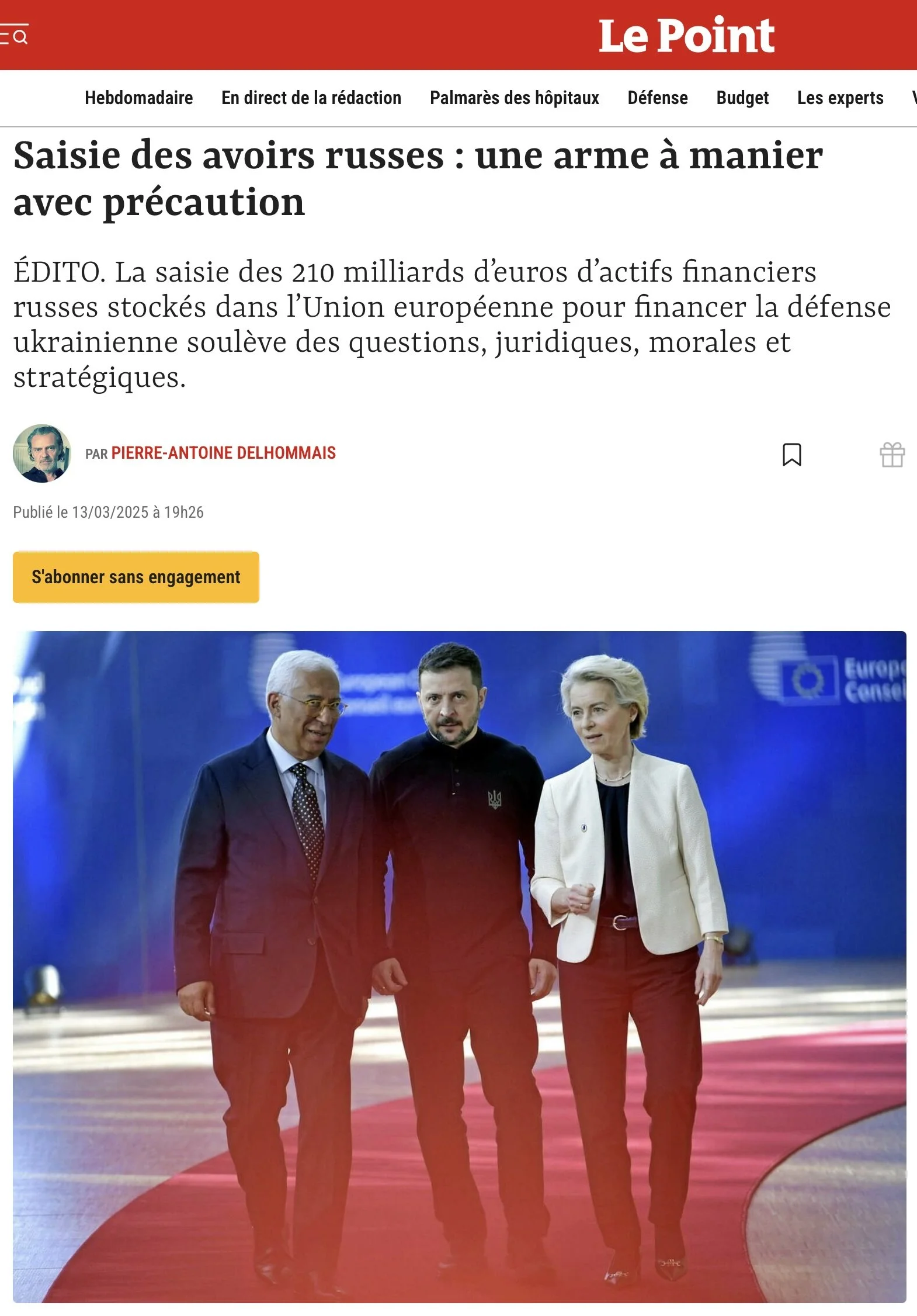Le Point, March 13, 2025