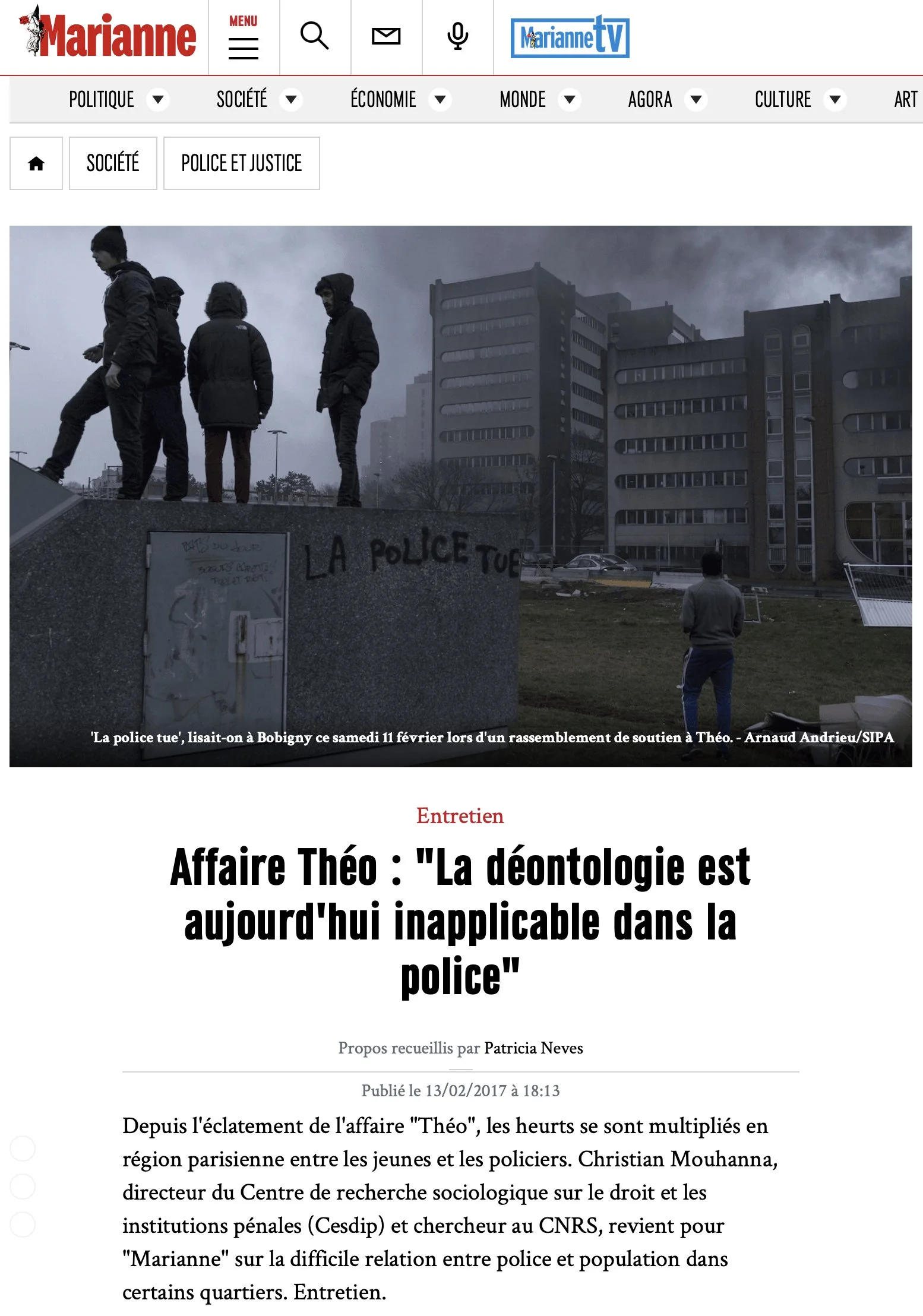 Marianne, February 13, 2017