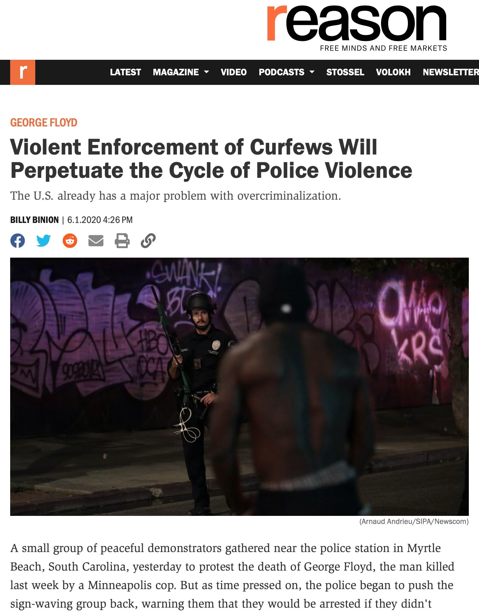 Reason, June 1, 2020