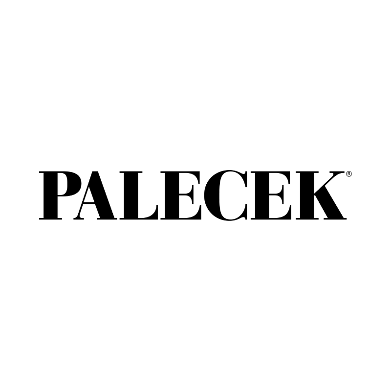 Text logo reading 'PALECEK' in bold black letters on a white background.