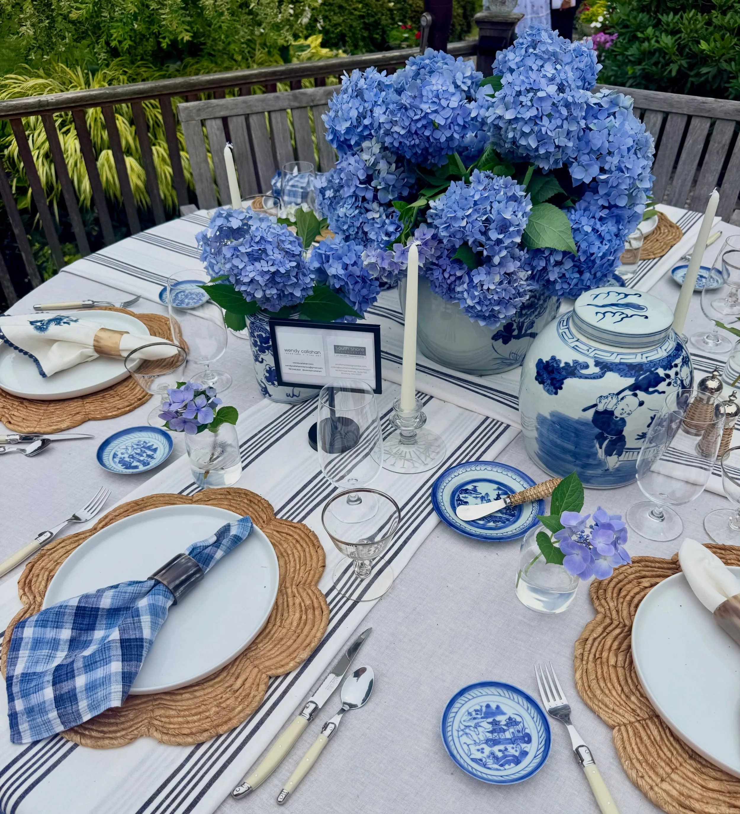 We were honored to be a part of the Duxbury Hydrangea Festival &amp; Garden tour! Thank you @commgardenclubduxbury for having us 💙