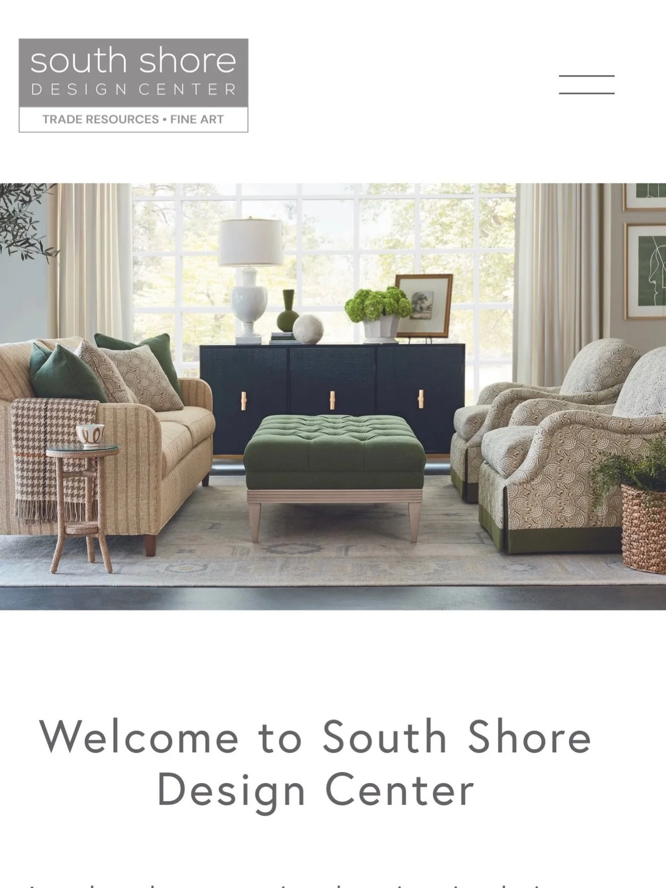 Our new updated website has launched! Please check it out and let us know what you think! 

Www.Southshoredesigncenter.com