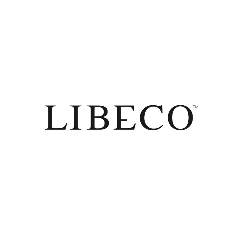The word 'LIBECO' in black letters on a white background.