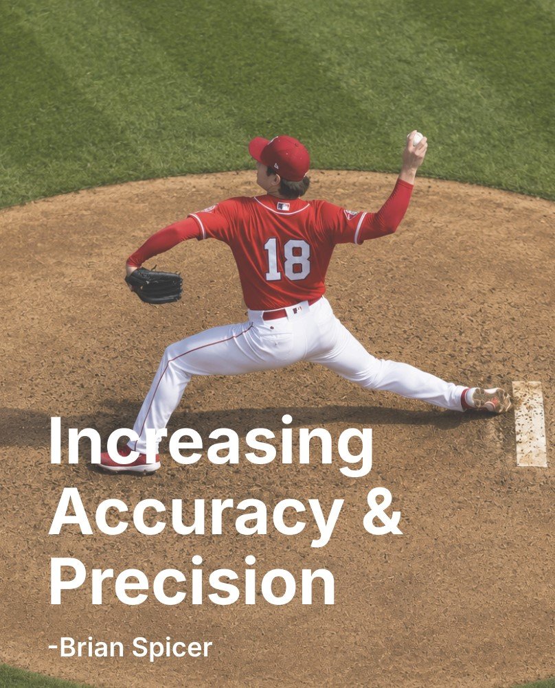 Pitching Corrections to Increase Accuracy and Precision