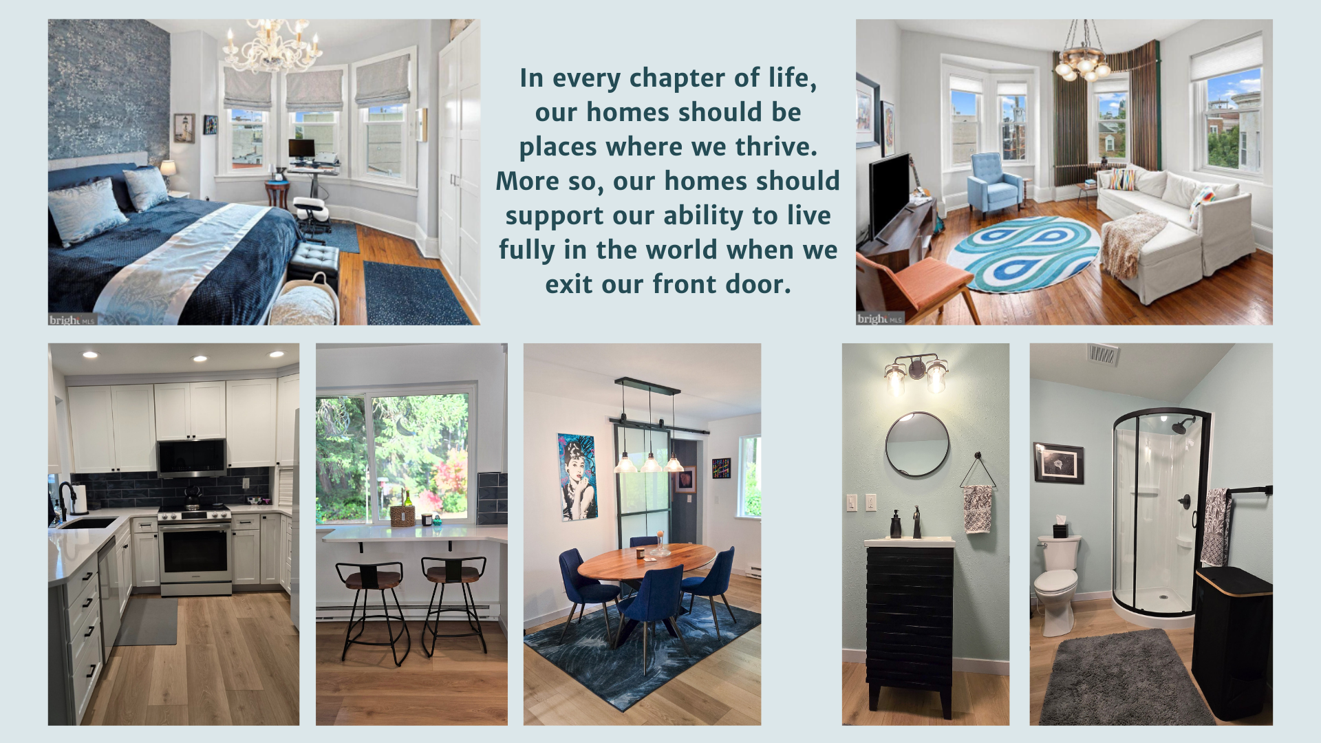 Image of a variety of designed spaces