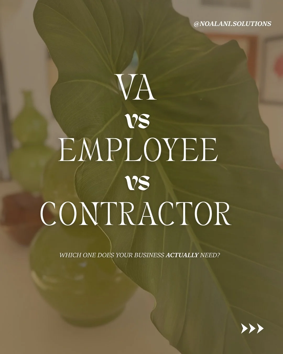 Hiring support doesn&rsquo;t have to be all or nothing.

Understanding the difference between a VA, an employee, and a contractor can save you time, money, and stress.

If you&rsquo;re unsure what kind of support fits your business right now &mdash; 