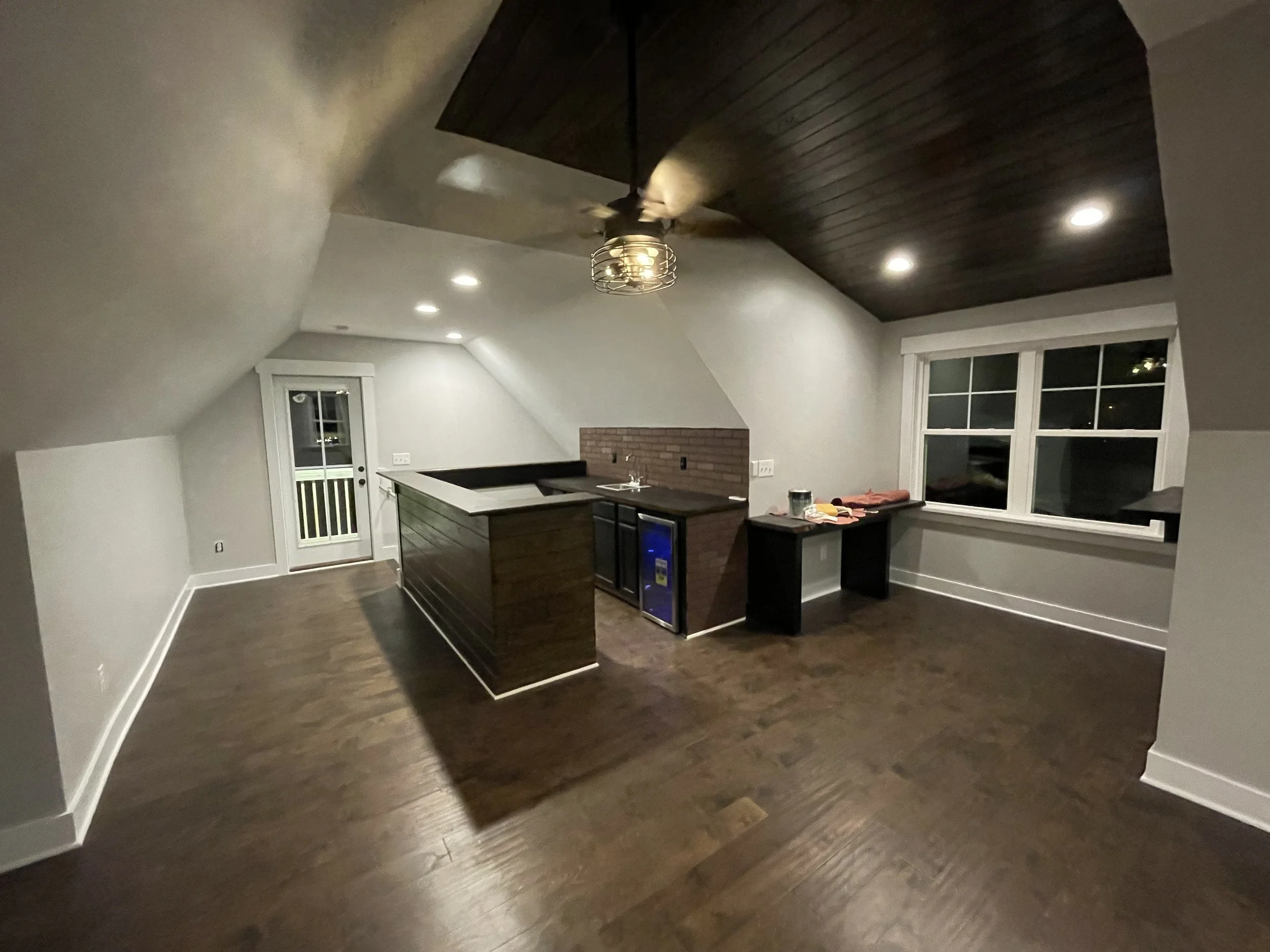 Custom Room Addition added in Smithfield NC, Farmhouse Style Office