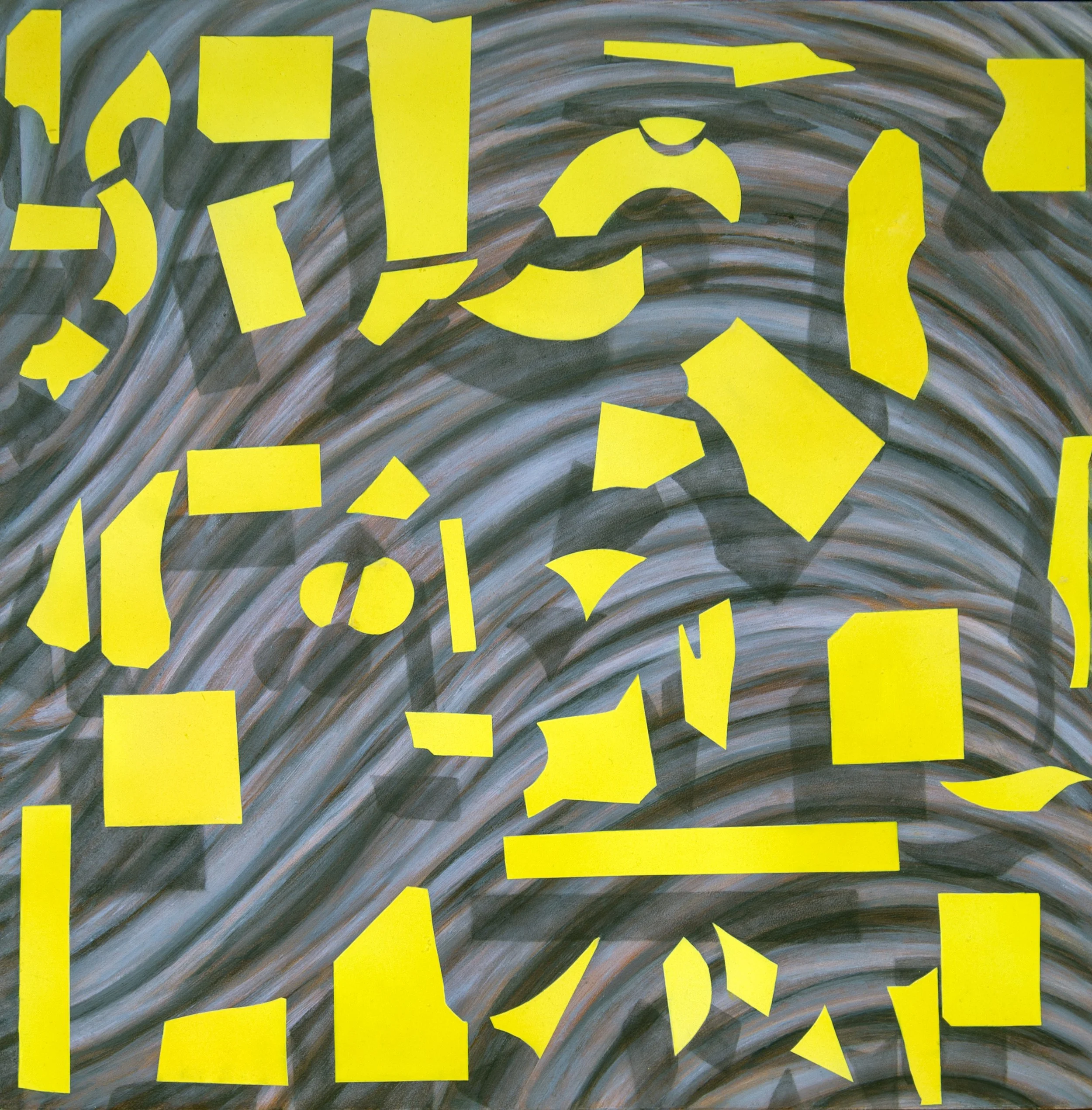 Flotsam, 2019,  oil on board -16 x 16 in.