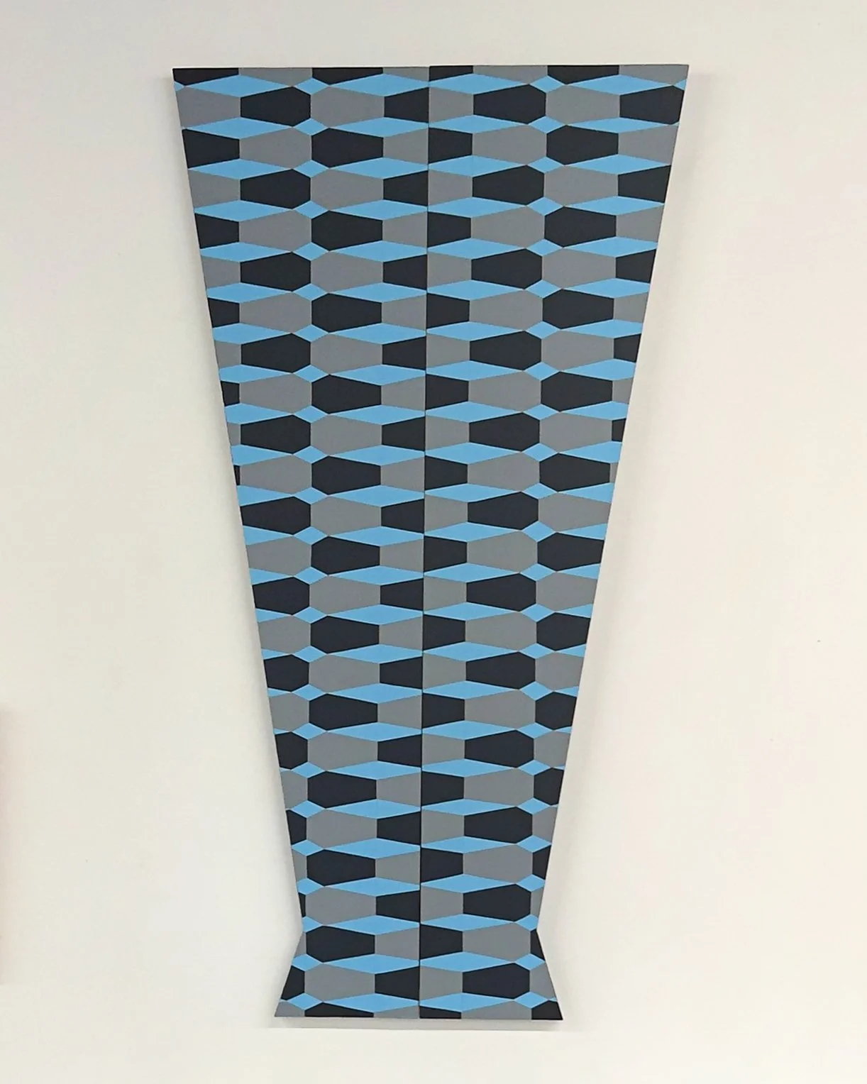 Cacophony:  Vessel, 2025, latex on board -48 x 30 in.