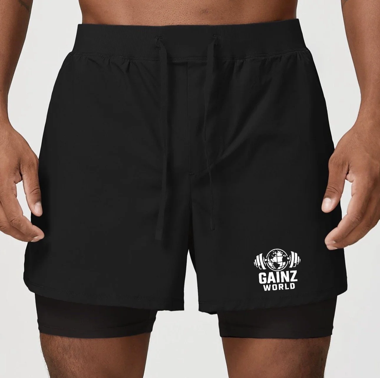 Gainz World FlexFlow 2-in-1 Training Shorts