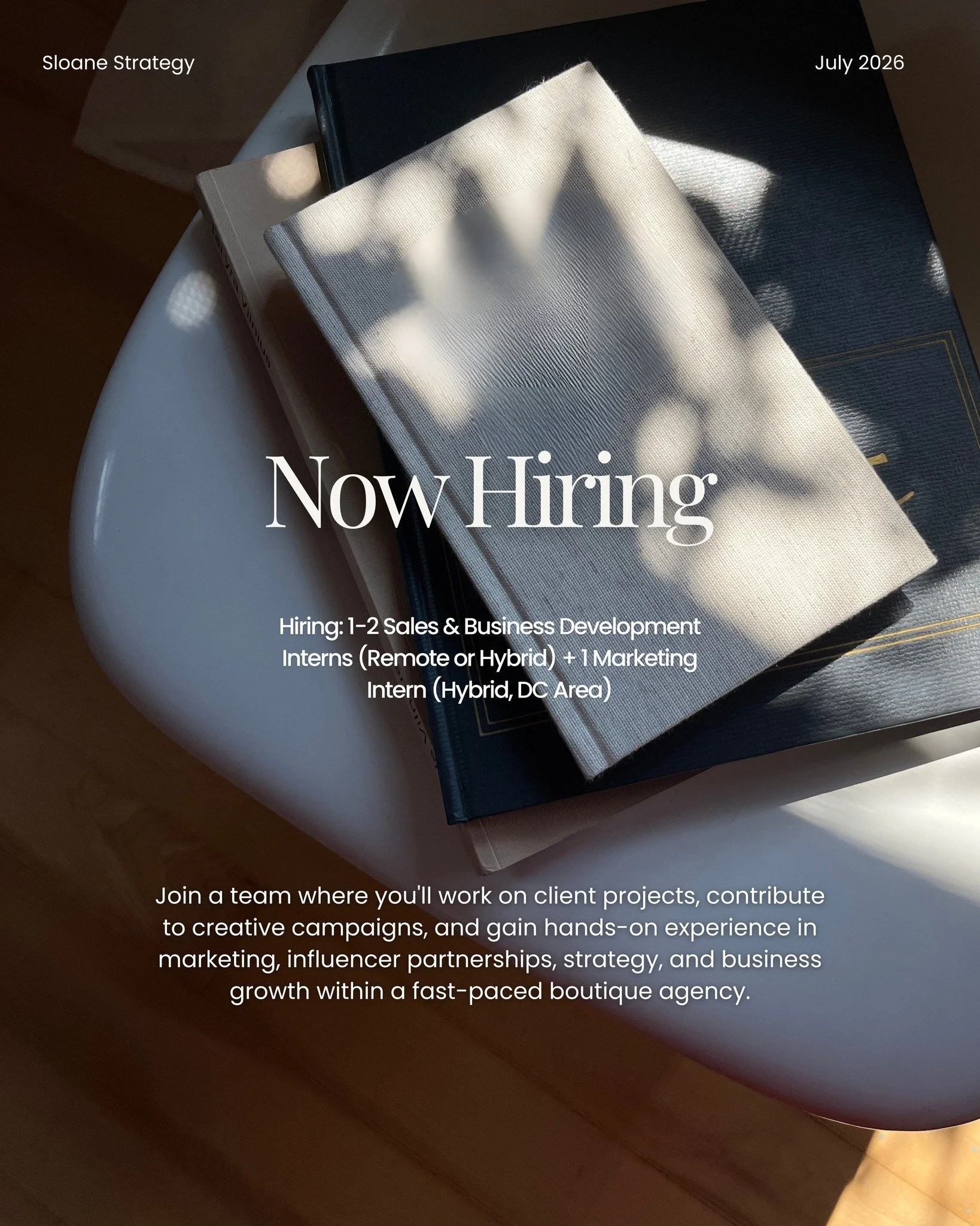 Now hiring for Fall 2026! We're looking for 1&ndash;2 Sales &amp; Business Development Interns (remote or hybrid based in DC) and 1 Marketing Intern (hybrid based in or near DC).

If you're passionate about strategy, content, outreach, and bringing i