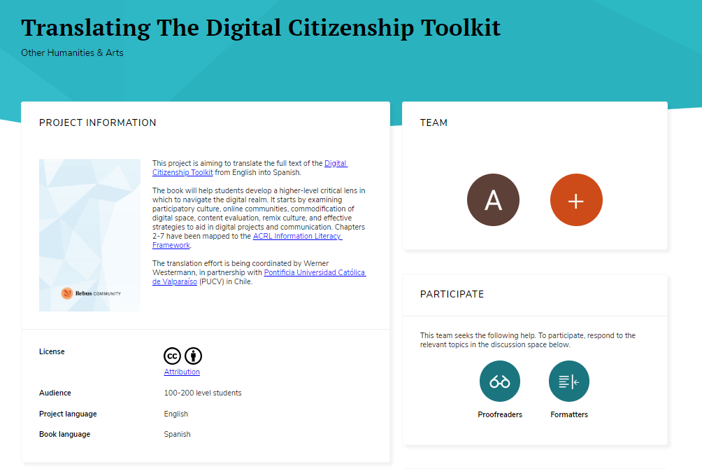 Reports: Translating the Digital Citizenship Toolkit