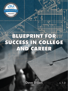 Blueprint for Success Open Textbooks: Now Available for Adoption!