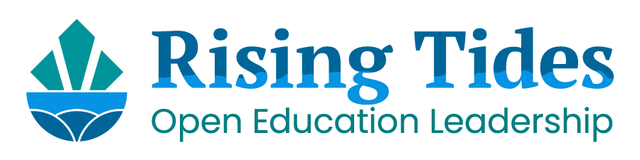 Rising Tides Open Education Leadership logo