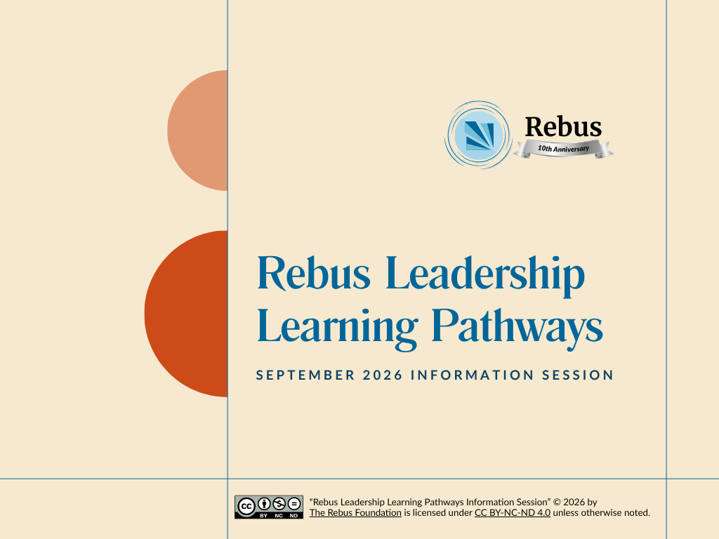 Rebus Leadership Learning Pathways