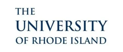 The logo of the University of Rhode Island with text