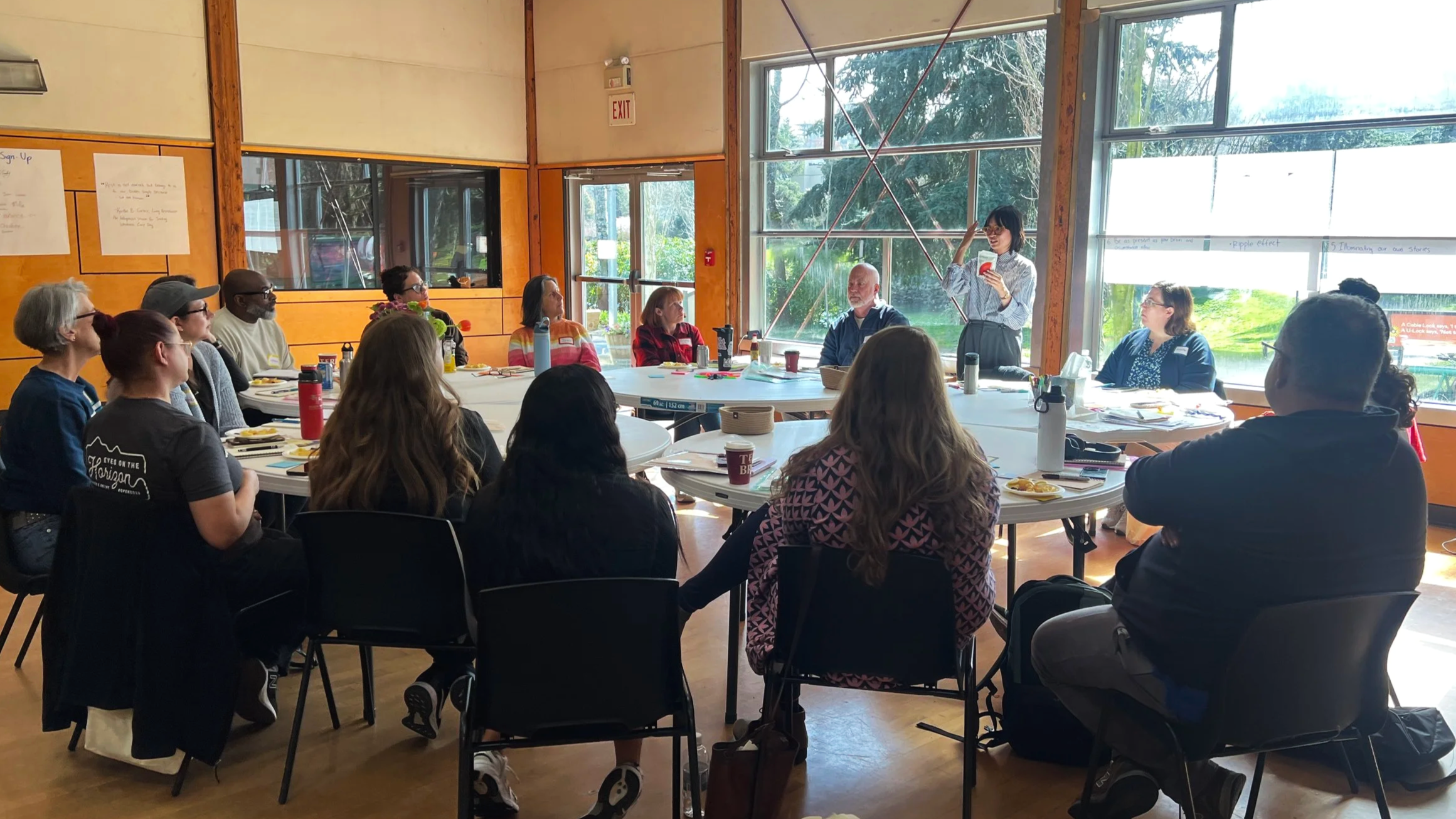 Luminary fellowship participants and facilitators come together for an in-person gathering in Vancouver, British Columbia.
