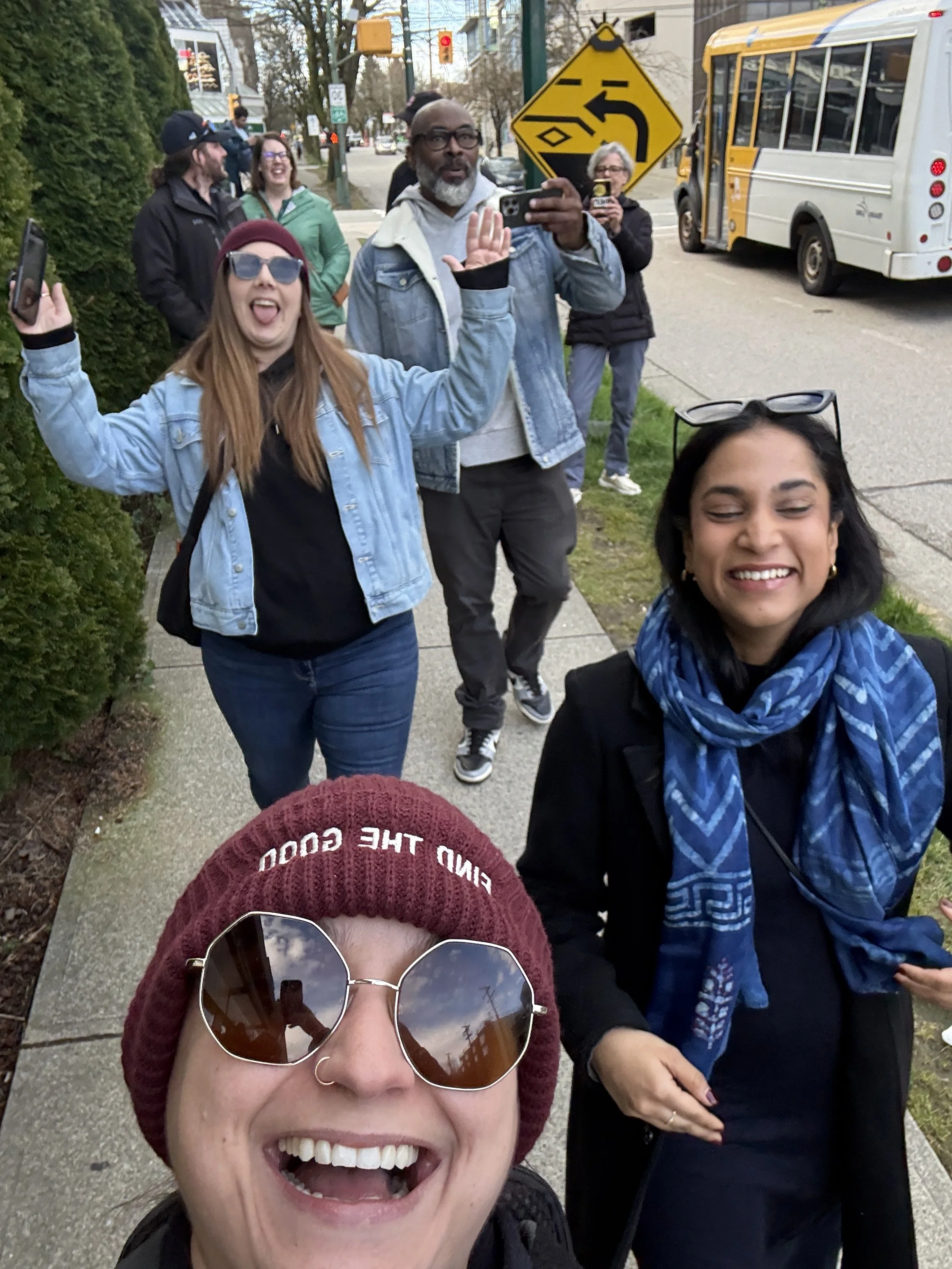 Walking together during the Rebus Luminary Leadership Fellowship.
