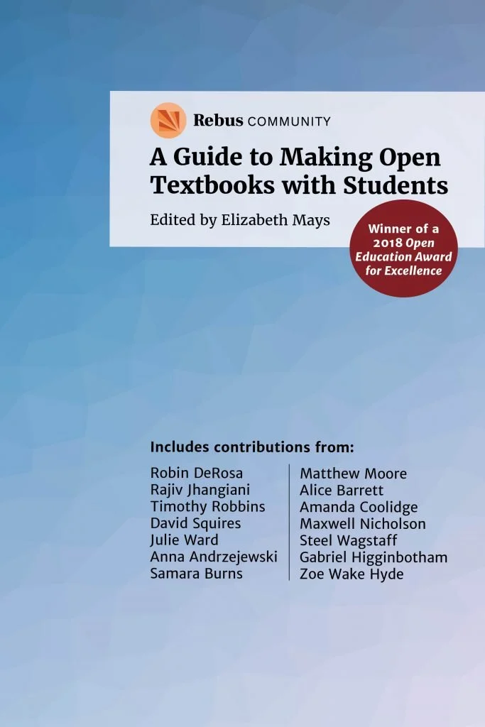 A Guide to Making Open Textbooks with Students Book Cover
