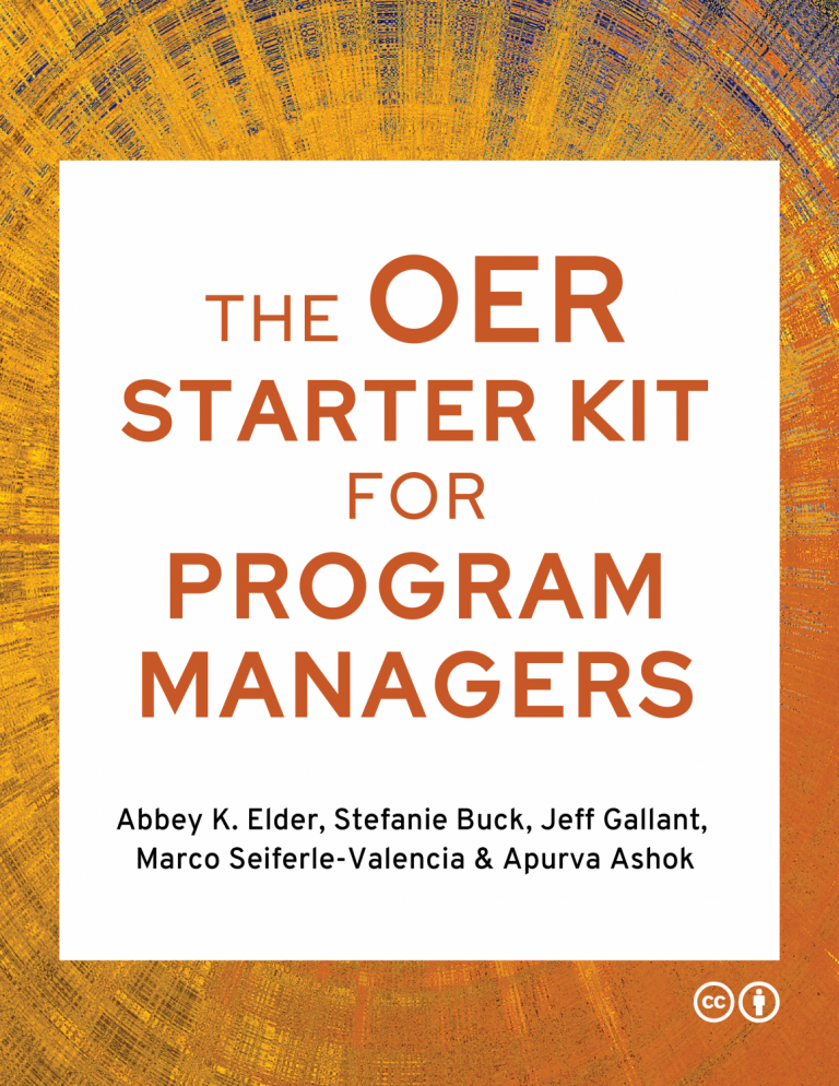 Launching The OER Starter Kit for Program Managers!