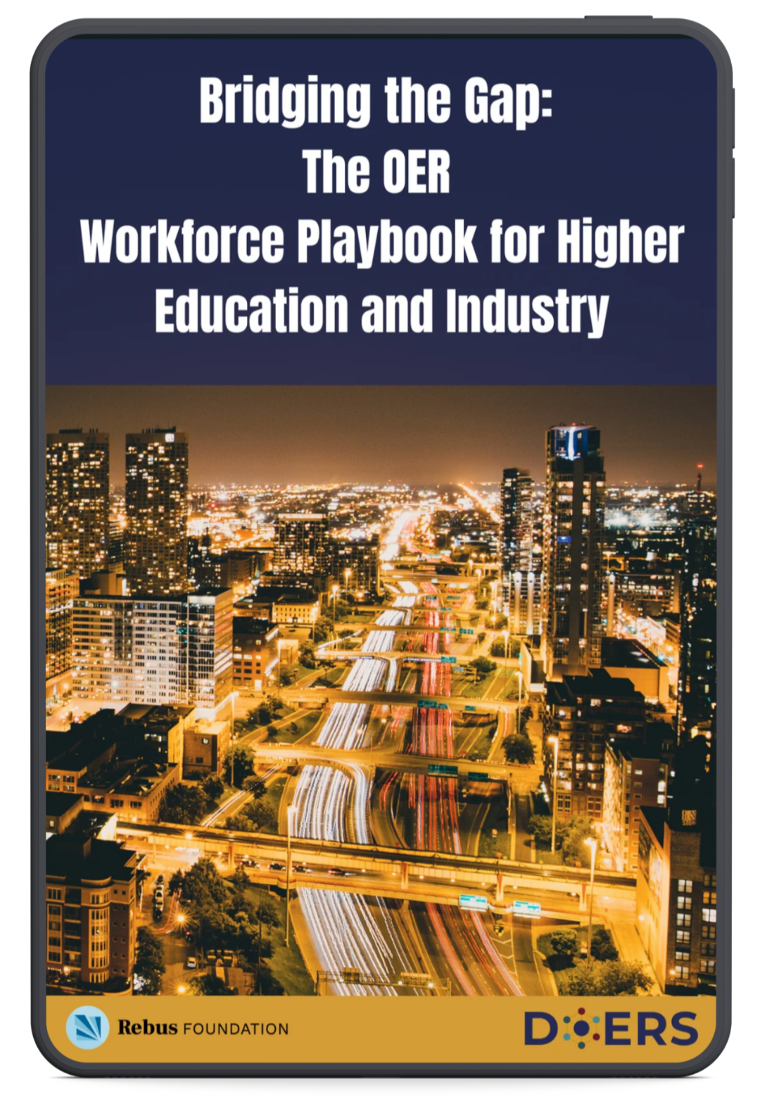 Bridging the Gap: The OER Workforce Playbook for Higher Education and Industry book cover