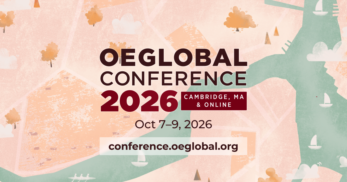 OEGlobal Conference 2026 promotional graphic