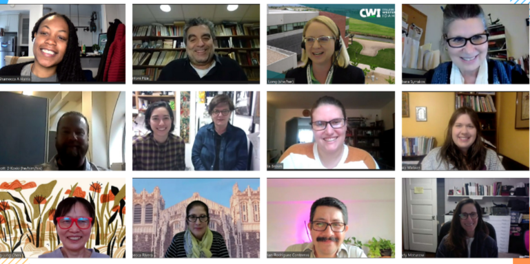 OPC Participants on a Zoom Call Together
