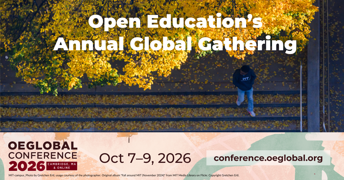 OEGlobal Conference 2026 Flyer