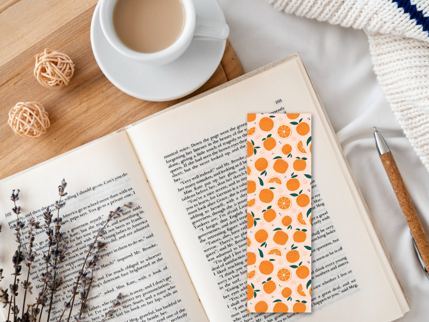 Marque-page | Orange