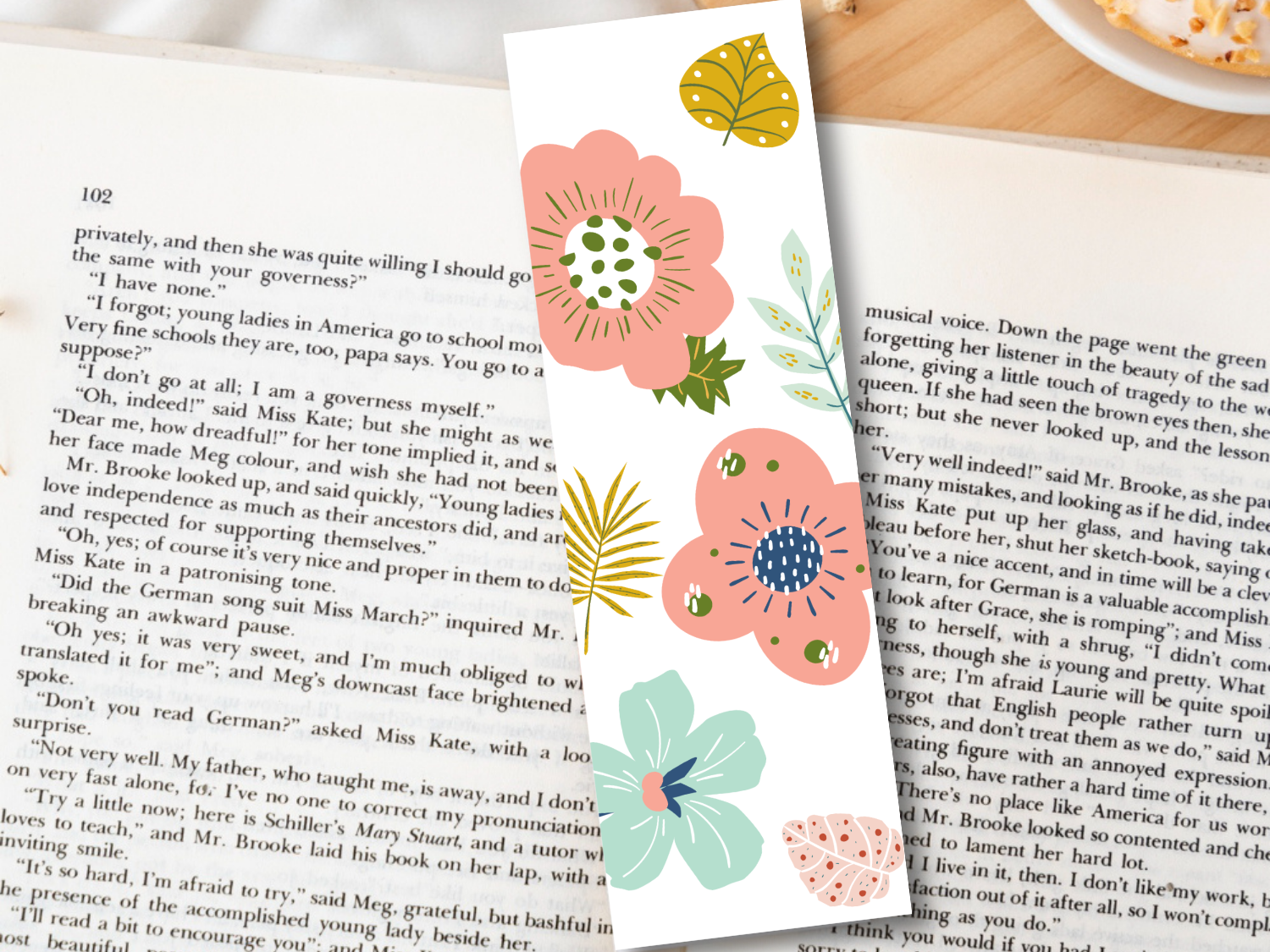 Marque-page | Fleurs printanières