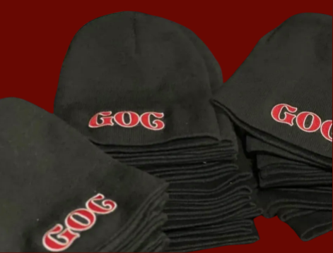 GOC black beanies.