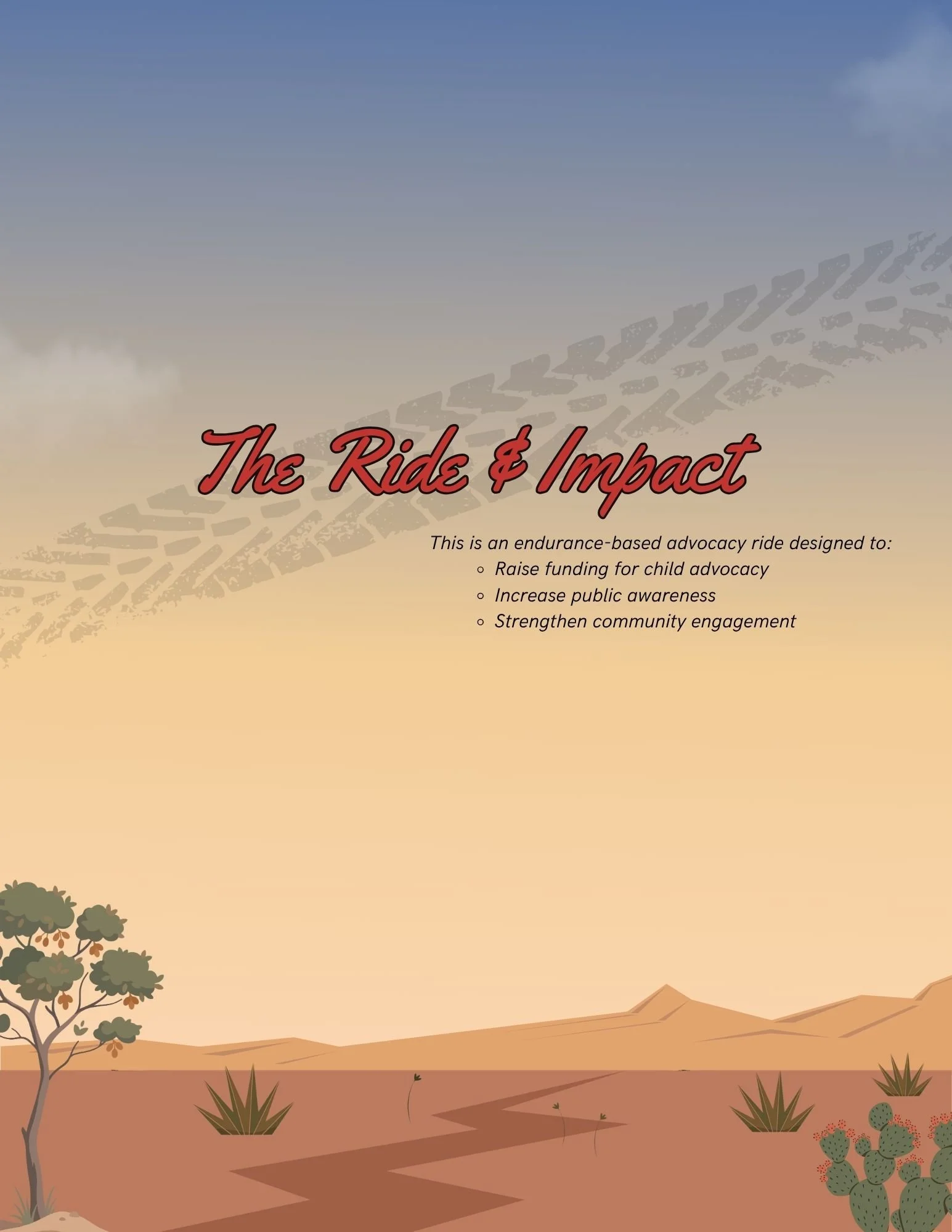 Ride the Line with Guardians of the Children for Child Abuse Awareness, March 31, 2027 through April 4, 2027.