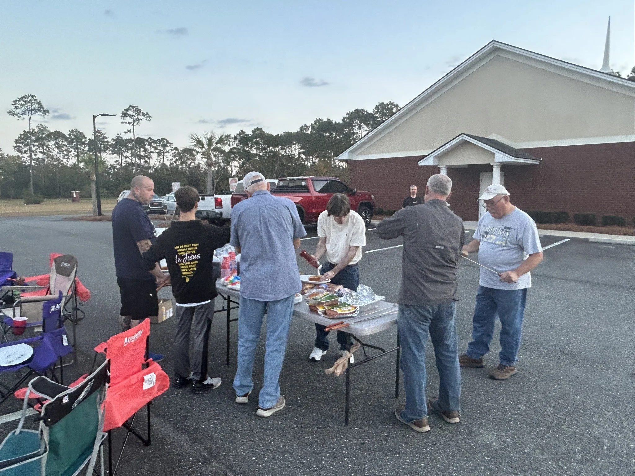 Men's  Campfire Cookout
