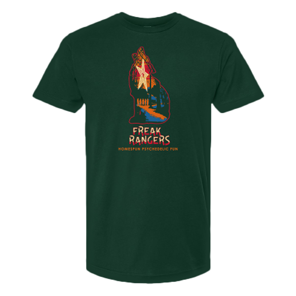 Roanoke Star Wolf Tee