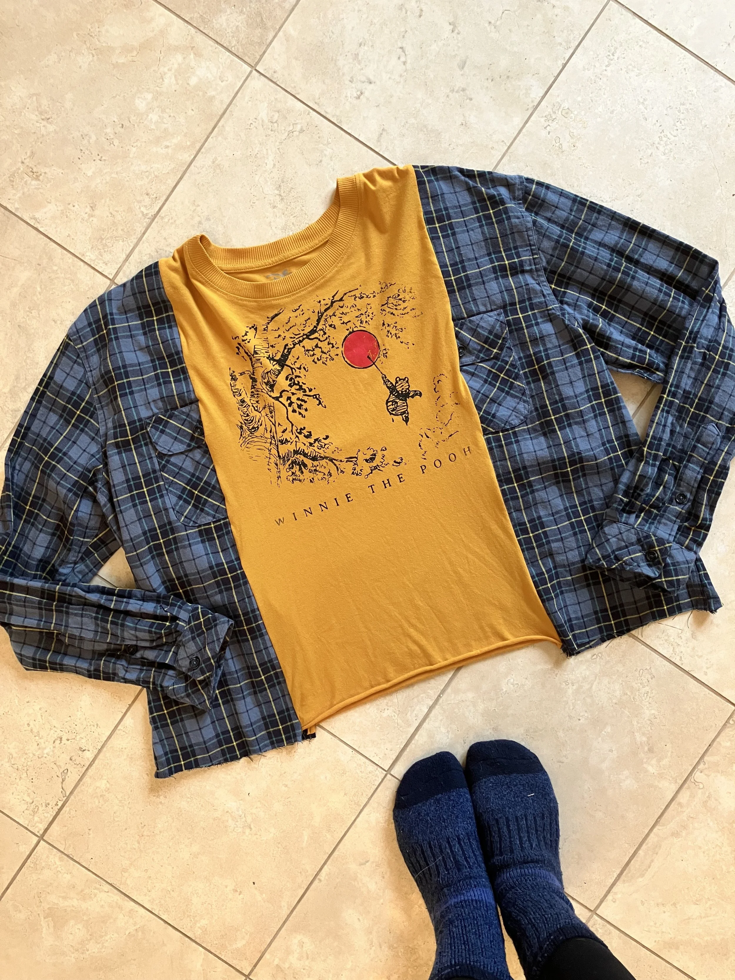 Winnie Blue Flannel