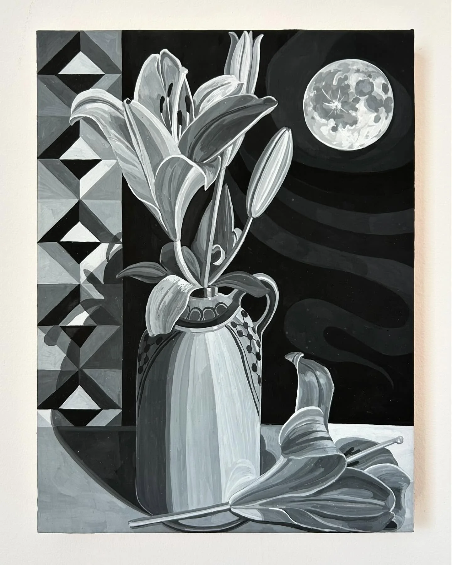 Delighted to be included in Black &amp; Bloom at Hexum Gallery in Montpelier, VT opening this Friday, December 6, alongside a stellar group of artists!
Very grateful to gallery owner, John Zaso for pitching such great show concept🤍🖤

On view: Decem