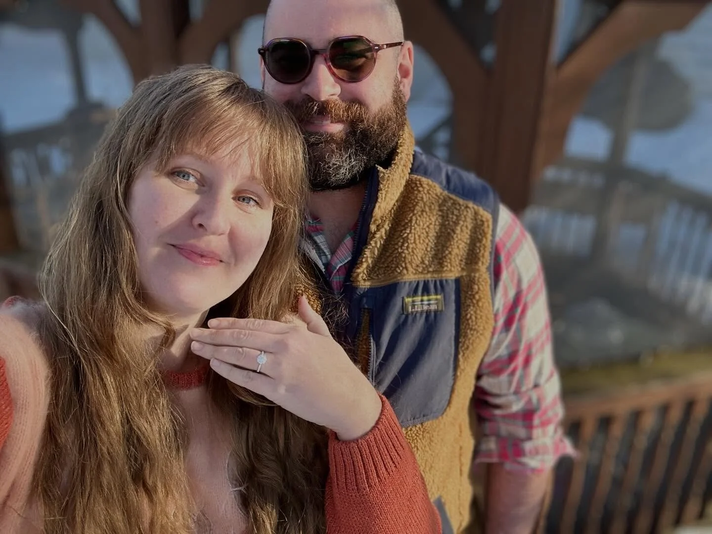 Engaged! I love you!🥂&hearts;️💌