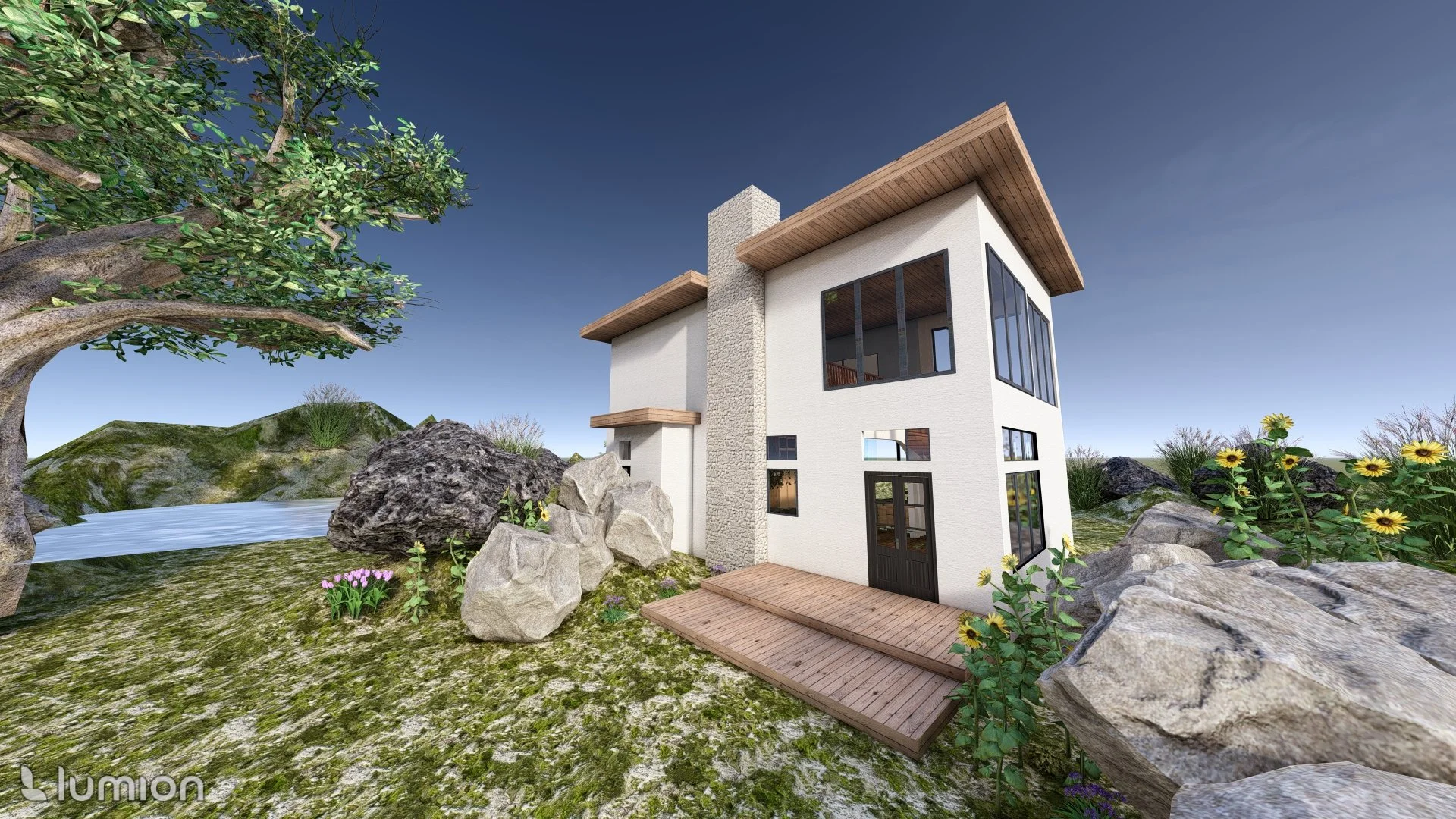 ‘Fern’ — Designed in Sketchup; Rendered with Lumion.