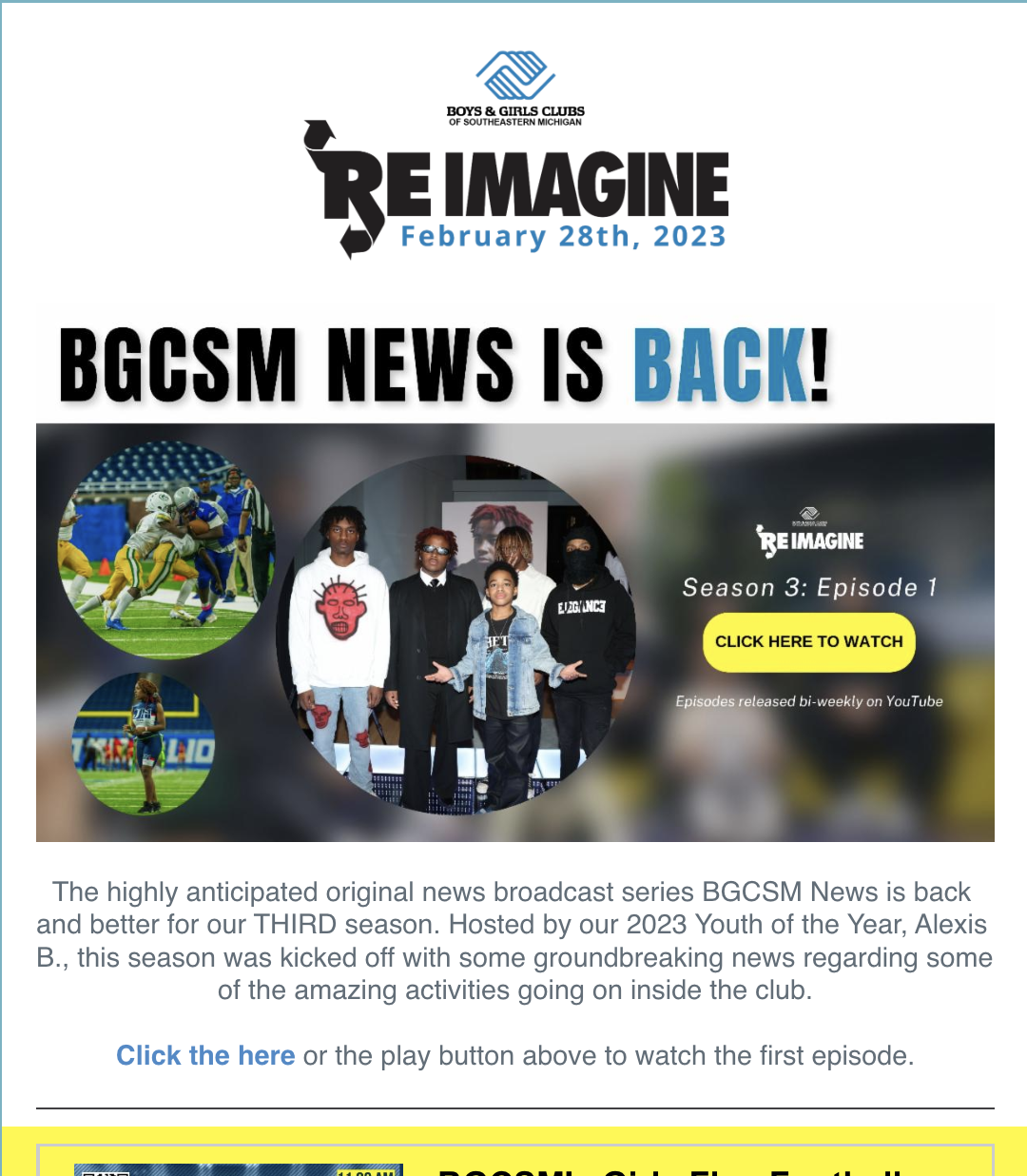 BGCSM newsletter