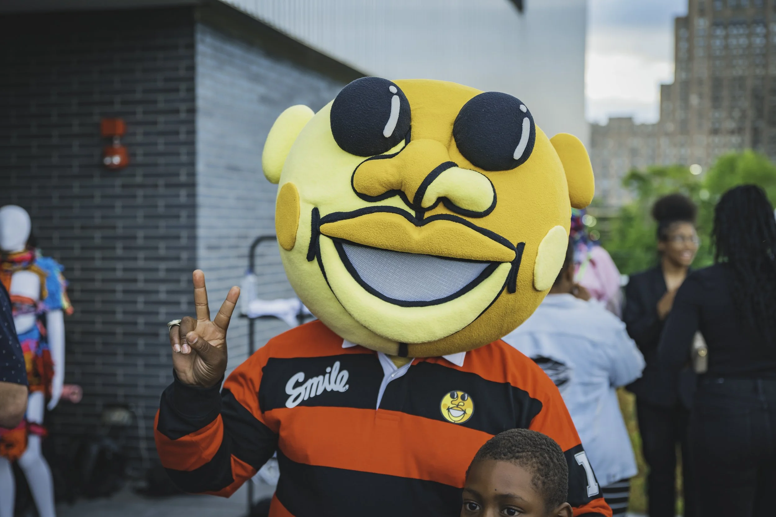Smile mascot