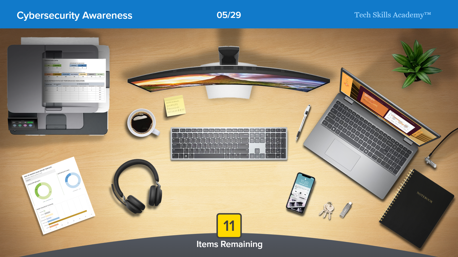 Securing your desktop at work