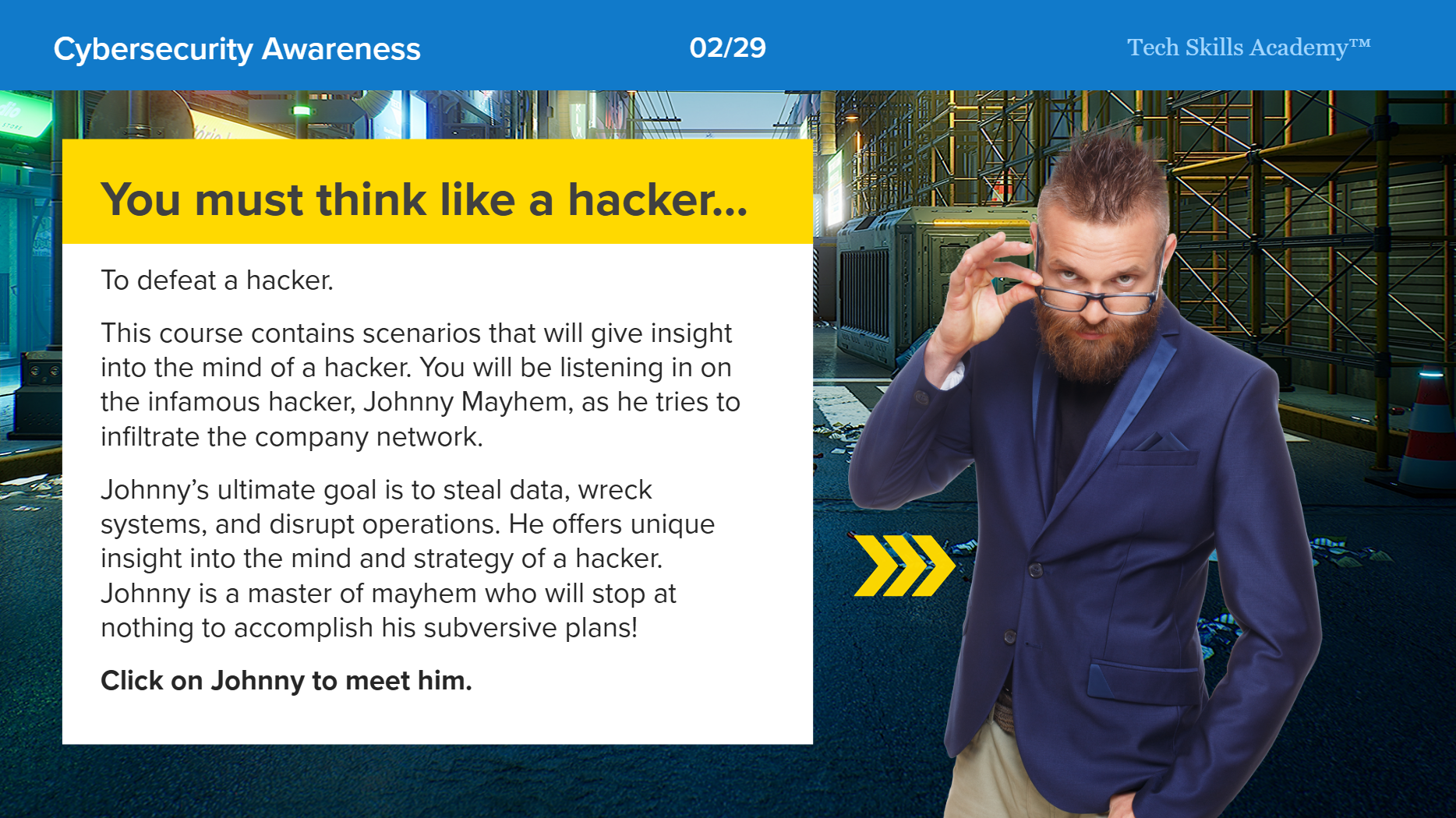 Johnny Mayhem Introduction