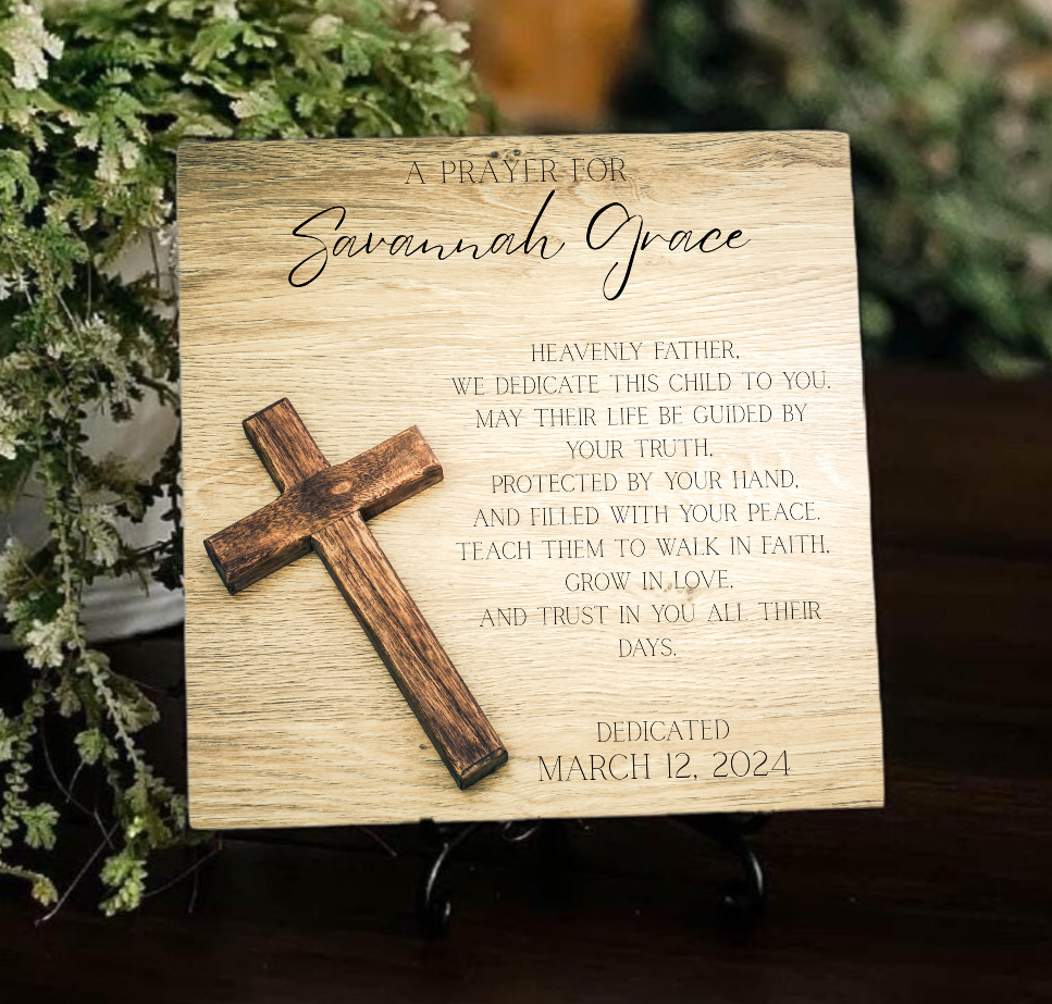 Decorative tile with inspirational quote against a scenic background