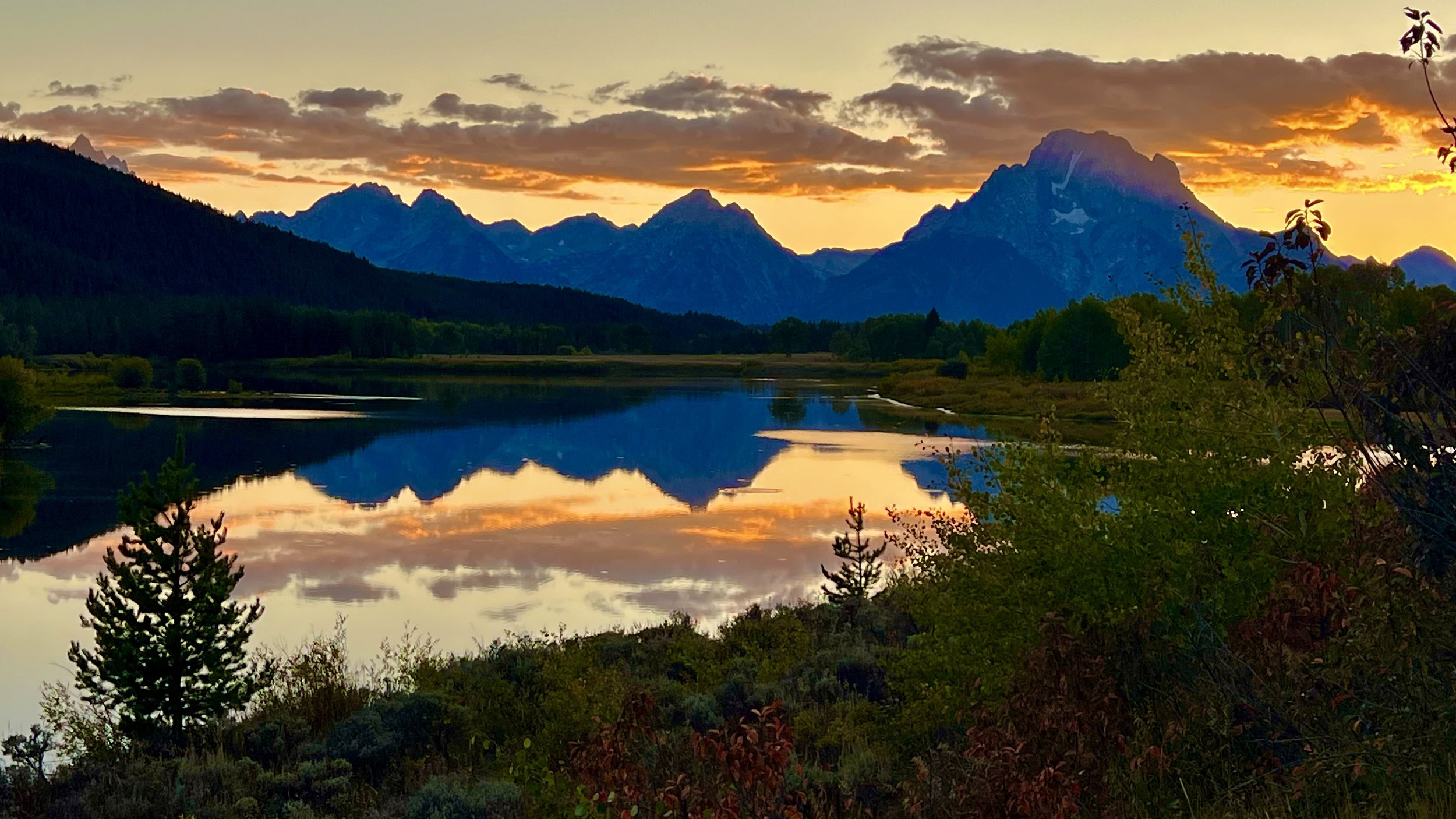 Grand Tetons at Sunset