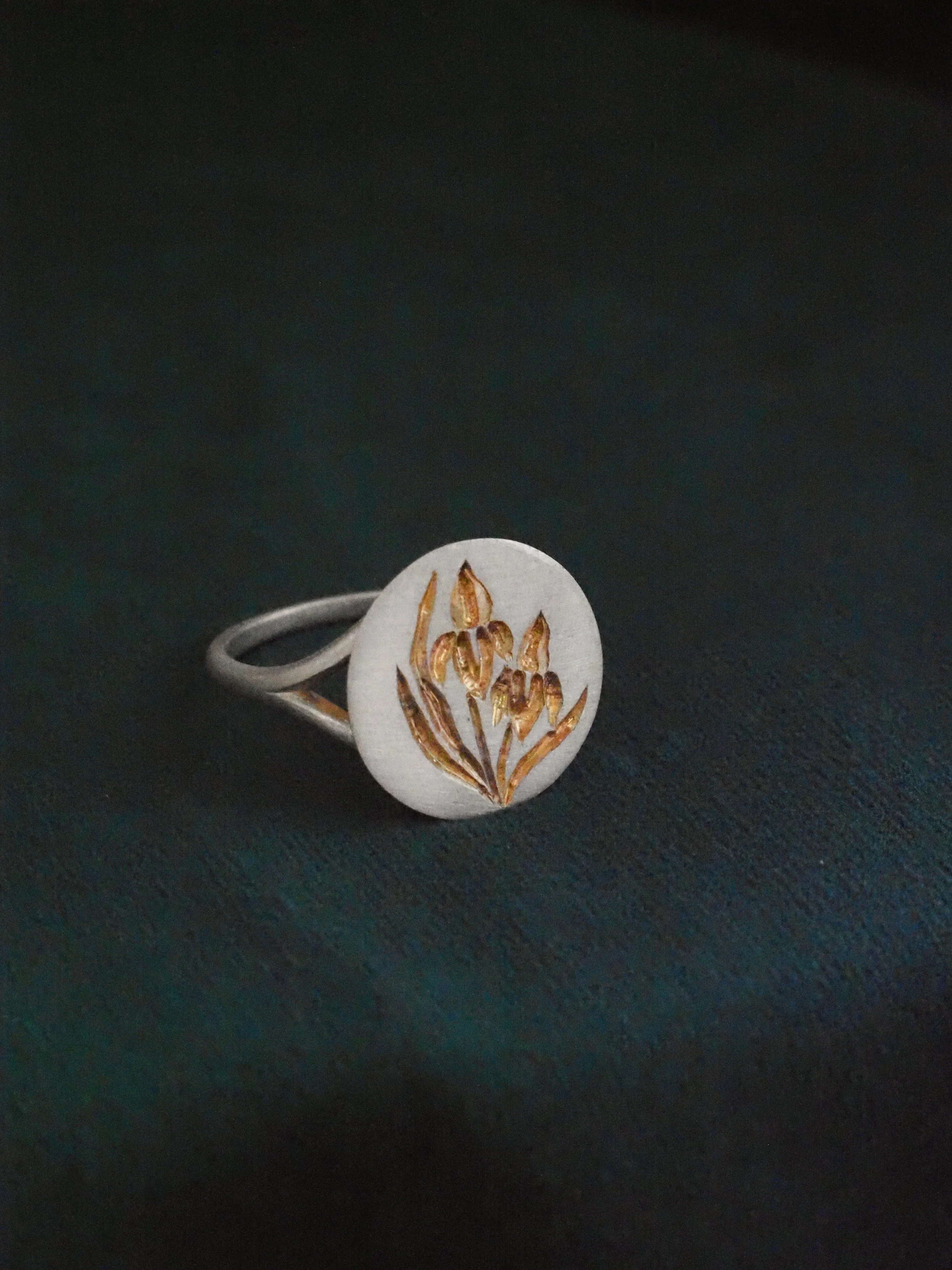 Iris Two Tone Ring